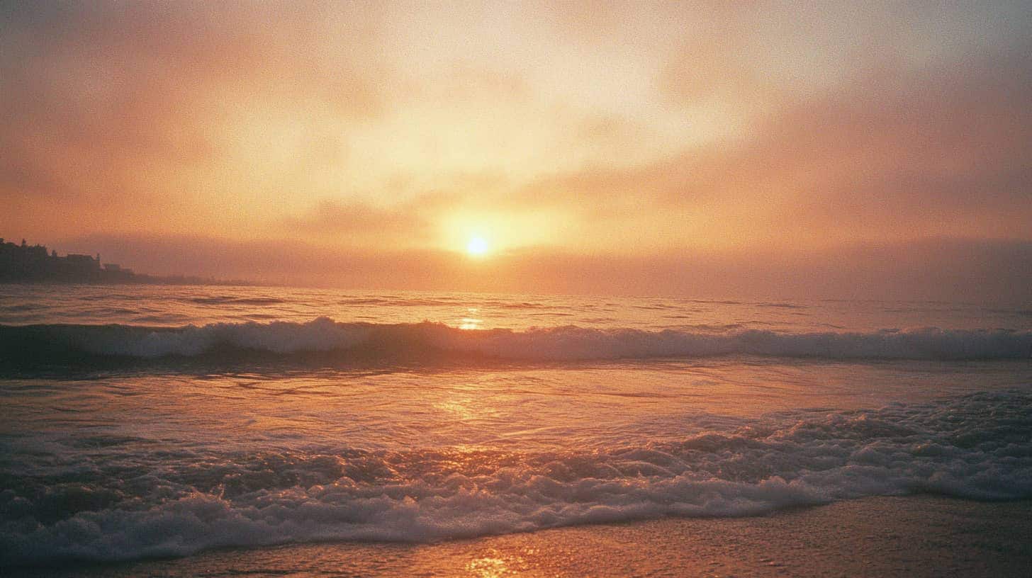 Image of a sunset over the ocean near the South Bay Area in California for showing how it feels to get drugs out of your system.